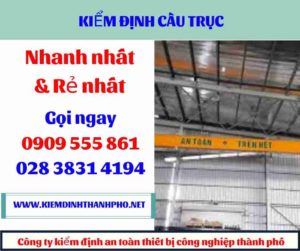 Hình ảnh kiểm định cầu trục