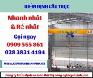 Hình ảnh kiểm định cầu trục