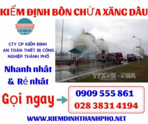 Hình ảnh kiểm định bồn chứa xăng dầu