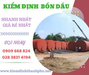 Hình ảnh Kiểm định bồn dầu