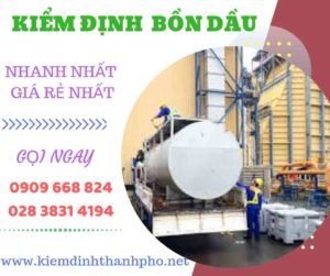 Hình ảnh Kiểm định bồn dầu