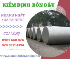 Hình ảnh Kiểm định bồn dầu