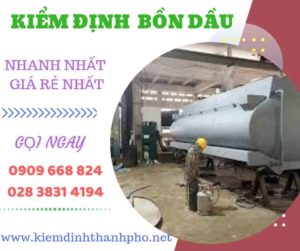 Hình ảnh Kiểm định bồn dầu