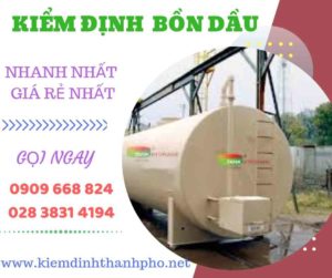 Hình ảnh Kiểm định bồn dầu