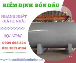 Hình ảnh Kiểm định bồn dầu