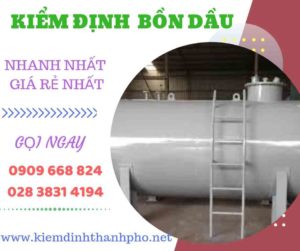 Hình ảnh Kiểm định bồn dầu