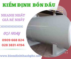 Hình ảnh Kiểm định bồn dầu