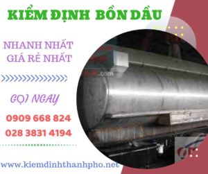 Hình ảnh Kiểm định bồn dầu