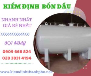 Hình ảnh Kiểm định bồn dầu