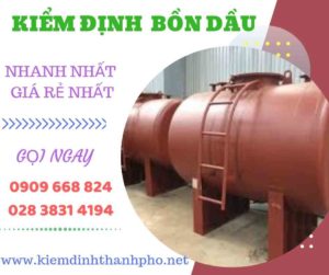 Hình ảnh Kiểm định bồn dầu