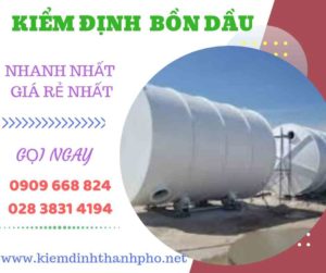 Hình ảnh Kiểm định bồn dầu