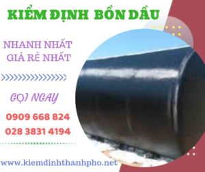 Hình ảnh Kiểm định bồn dầu