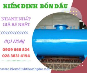 Hình ảnh Kiểm định bồn dầu