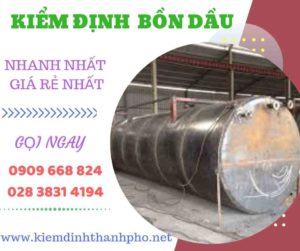 Hình ảnh Kiểm định bồn dầu