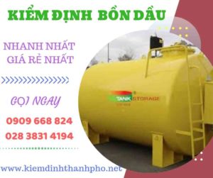 Hình ảnh Kiểm định bồn dầu