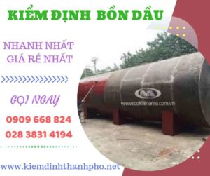 Hình ảnh Kiểm định bồn dầu