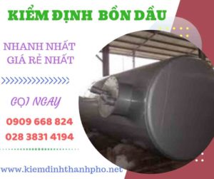 Hình ảnh Kiểm định bồn dầu