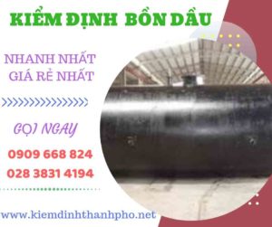 Hình ảnh Kiểm định bồn dầu