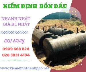 Hình ảnh Kiểm định bồn dầu