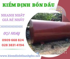 Hình ảnh Kiểm định bồn dầu