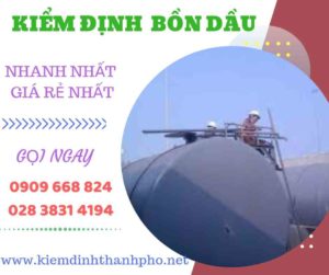 Hình ảnh Kiểm định bồn dầu