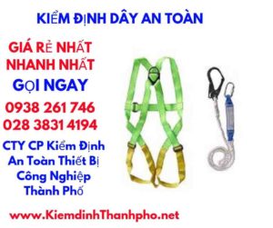 hình ảnh kiểm định dây an toàn