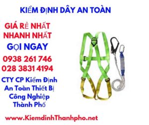 hình ảnh kiểm định dây an toàn