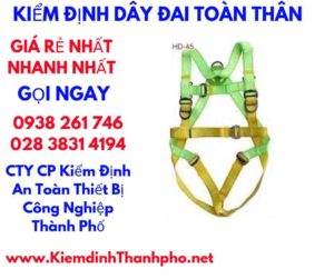 hình ảnh kiểm định dây đai toàn thân