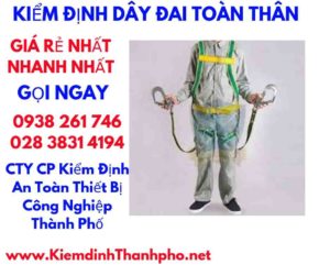 hình ảnh kiểm định dây đai toàn thân