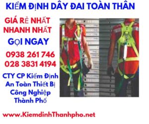 hình ảnh kiểm định dây đai toàn thân