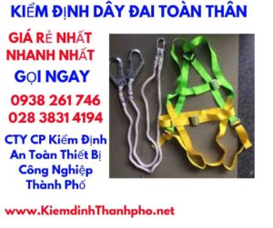 hình ảnh kiểm định dây đai toàn thân