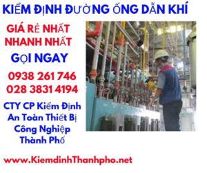  kiểm định đường ống dẫn khí