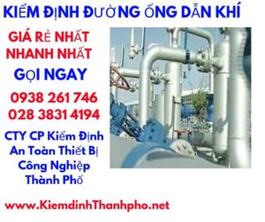 Xử lý kiểm định đường ống dẫn khí