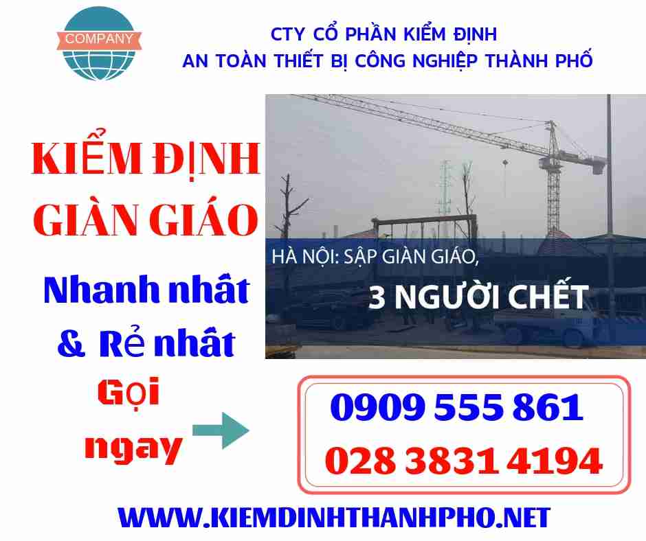 hình ảnh kiểm định giàn giáo