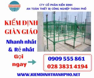 hình ảnh kiểm định giàn giáo