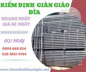 Hình ảnh kiểm định giàn giáo đĩaHình ảnh kiểm định giàn giáo đĩa