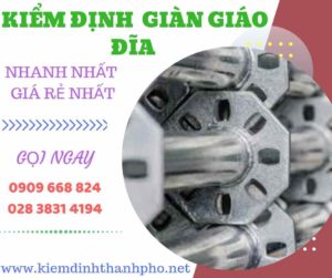 Hình ảnh kiểm định giàn giáo đĩa