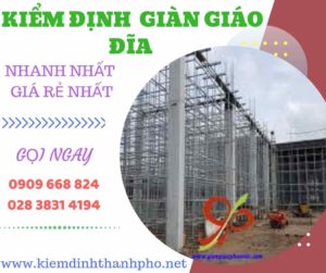 Hình ảnh kiểm định giàn giáo đĩa