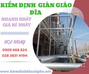 Hình ảnh kiểm định giàn giáo đĩa