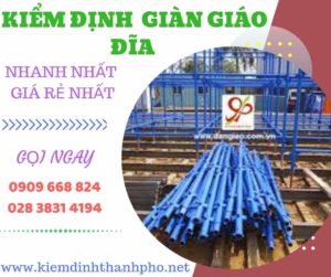 Hình ảnh kiểm định giàn giáo đĩaHình ảnh kiểm định giàn giáo đĩa