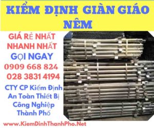 hình ảnh kiểm định giàn giáo nêm