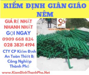 hình ảnh kiểm định giàn giáo nêm