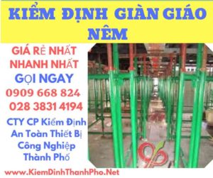 hình ảnh kiểm định giàn giáo nêm