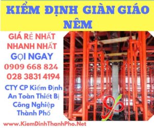 hình ảnh kiểm định giàn giáo nêm