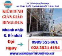 Hình ảnh kiểm định giàn giáo ringlock