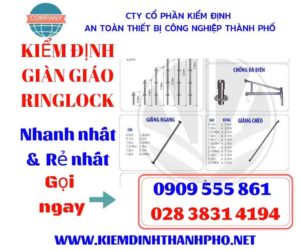 Hình ảnh kiểm định giàn giáo ringlock