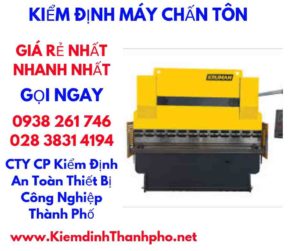 hình ảnh kiểm định máy chấn tôn