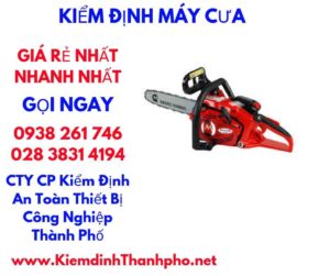 hình ảnh kiểm định máy cưa