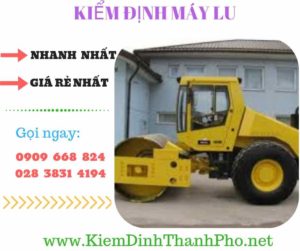 Hình ảnh kiểm định máy lu