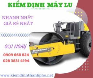 Hình ảnh kiểm định máy lu